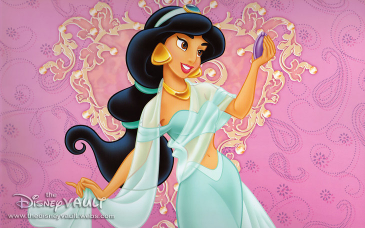 Disegno di Principessa Jasmine da colorare 2