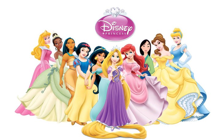 Disegno di Principesse Disney da colorare