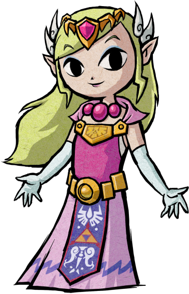 Disegno di Principessa Zelda da colorare