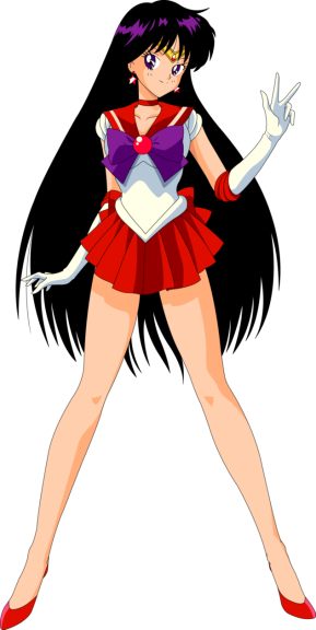 Disegno di Principessa Sailor Mars da colorare