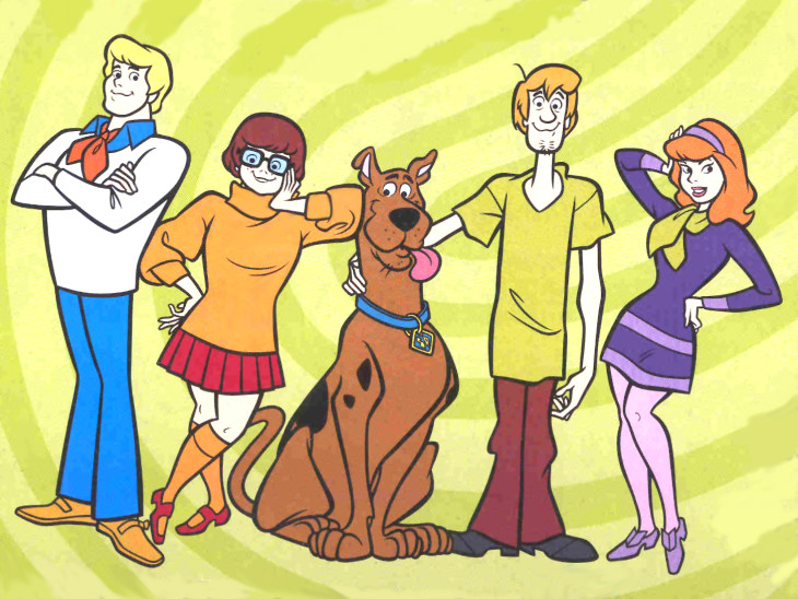 Disegno di Personaggi di Scooby Doo da colorare