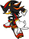 Coloriage Shadow Sonic à imprimer