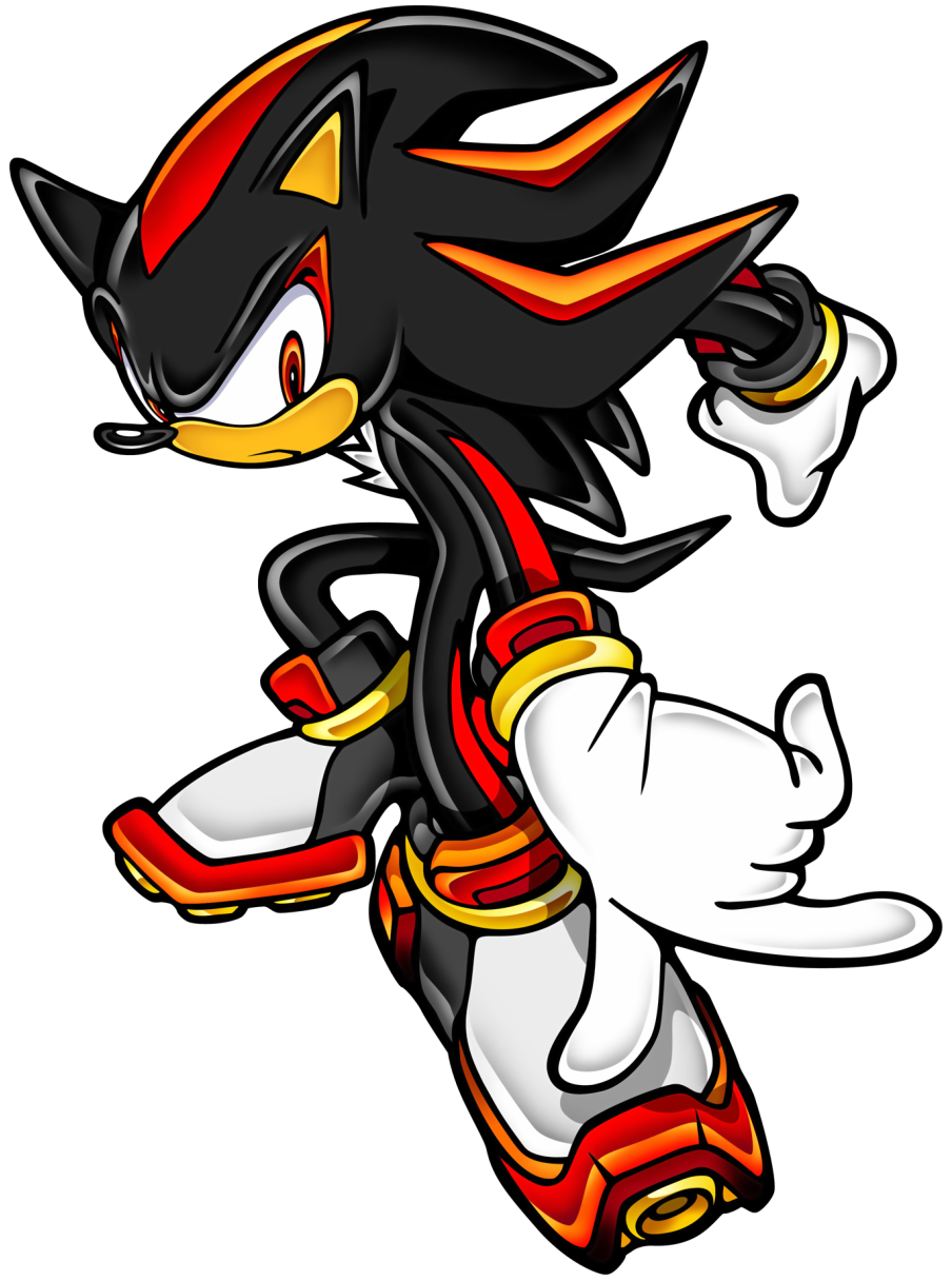 Coloriage Shadow Sonic à imprimer