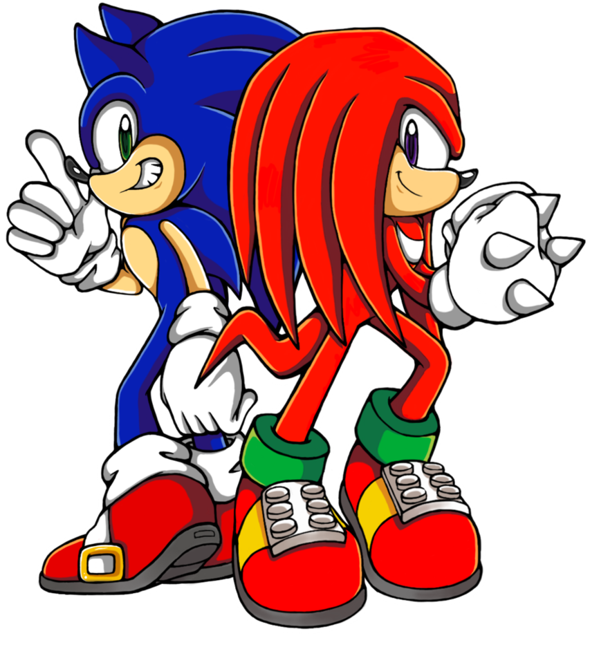 Sonic et Knuckles.