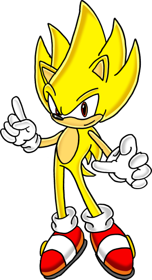 Disegno di Super Sonic da colorare