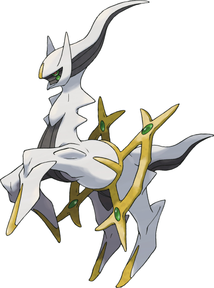 Disegno di Pokemon leggendario Arceus da colorare