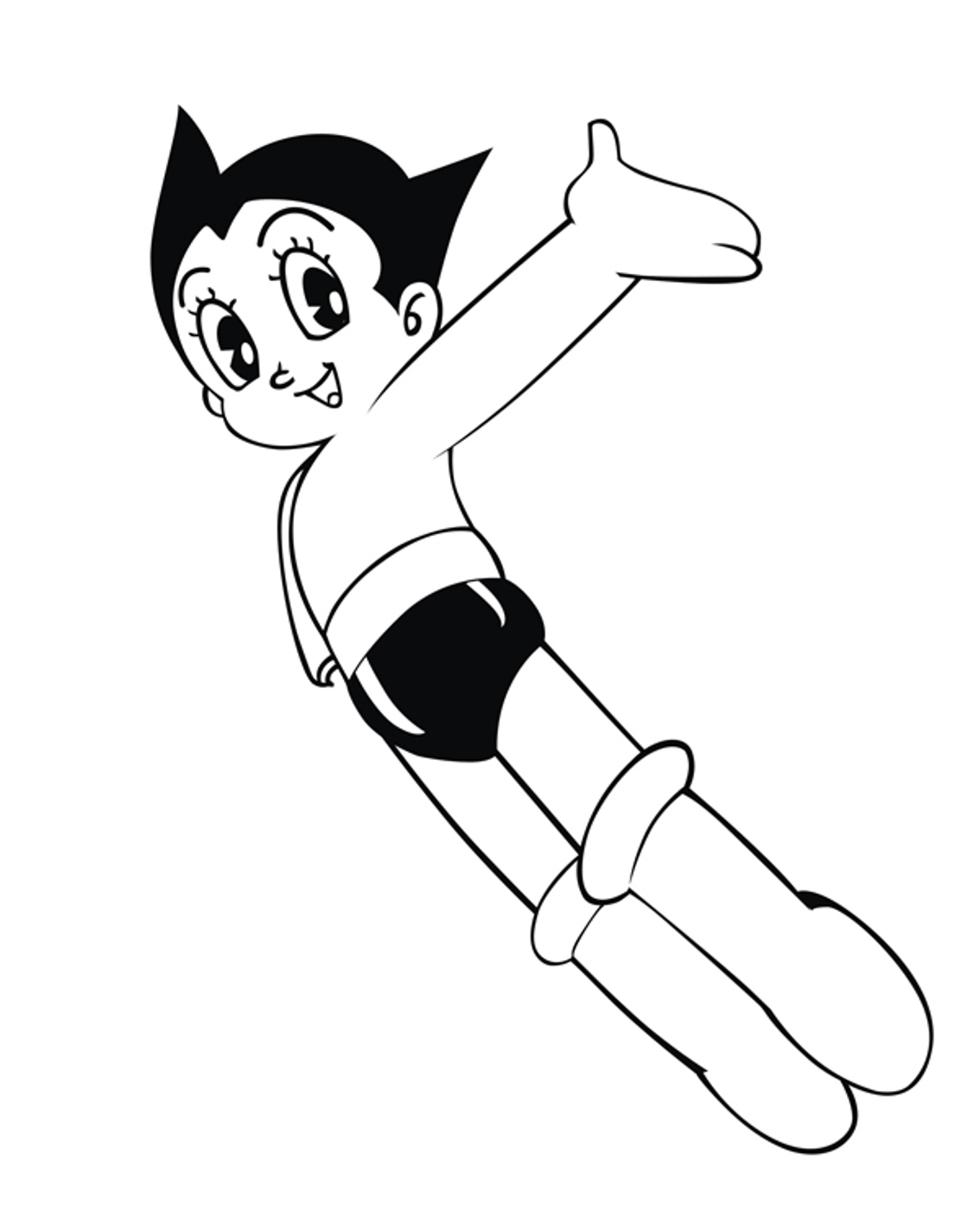 Free Astro Boy coloring page