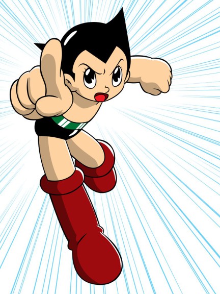 Disegno di Astroboy libero da colorare