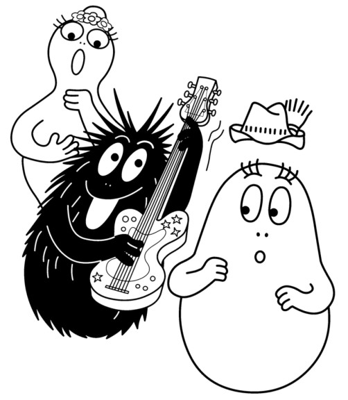 Free Barbapapa coloring page