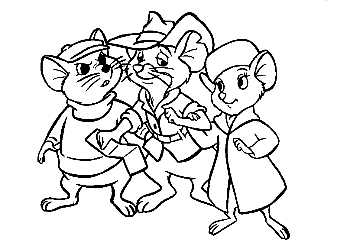 Bernard And Bianca Free coloring page