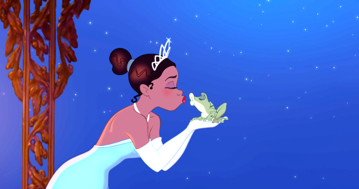 Princess Kiss On A Frog