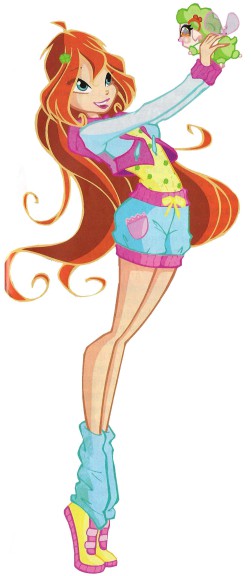 Disegno di Bloom Winx civile da colorare