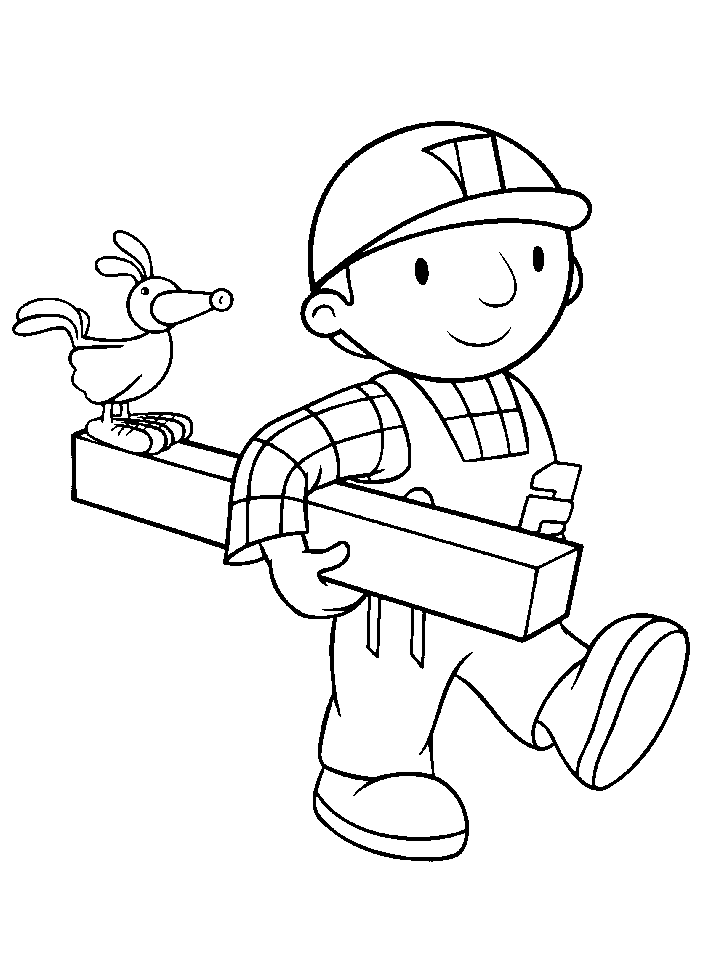 Free Bob The Builder coloring page