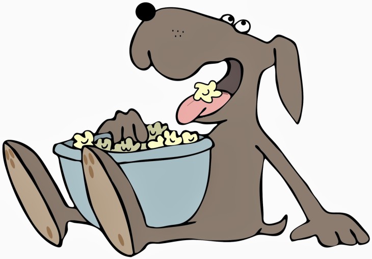 Disegno di Cane da popcorn da colorare