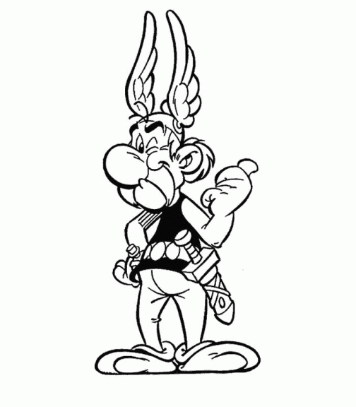 Coloriage Asterix