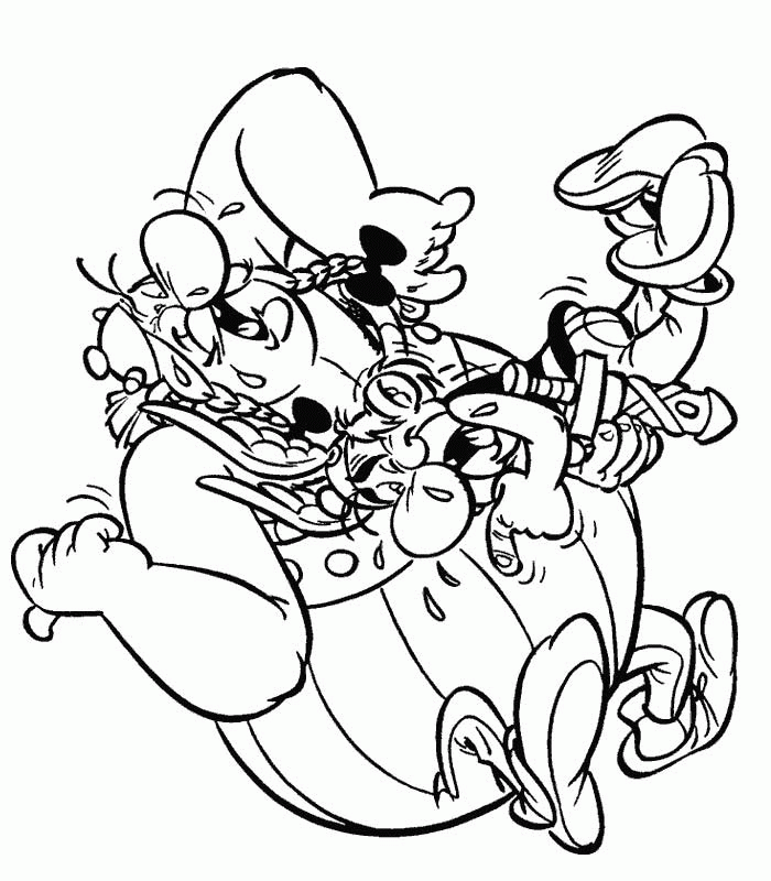 Asterix And Obelix coloring page