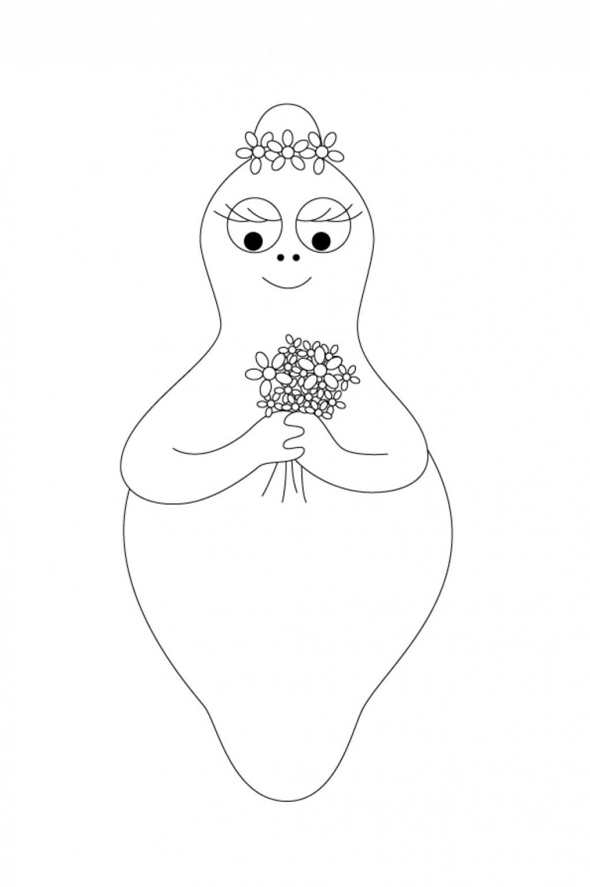 Barbamama coloring page