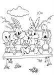 Disegno di Bambino Looney Tunes da colorare