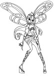Bloom Sophix Winx coloring page