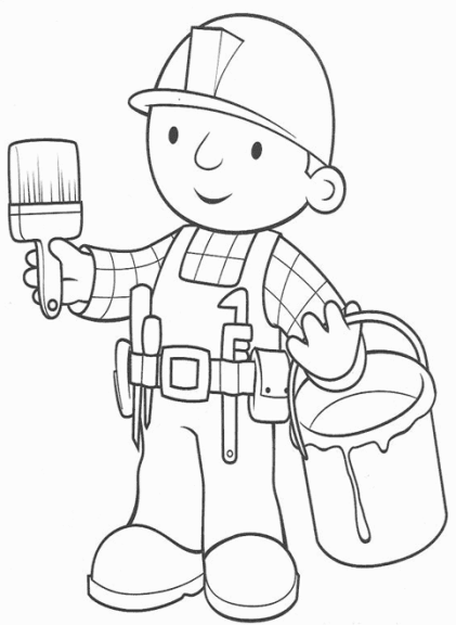Bob The Builder coloring page