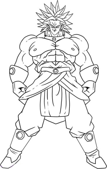 Coloriage Broly