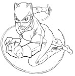 Catwoman coloring page