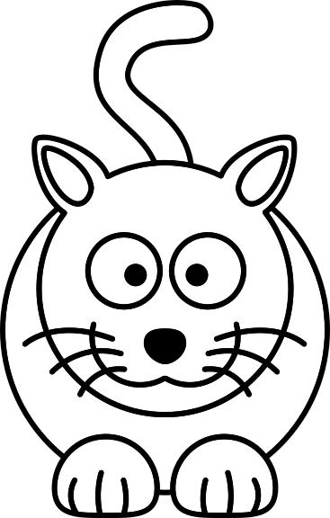 Cute Cat coloring page