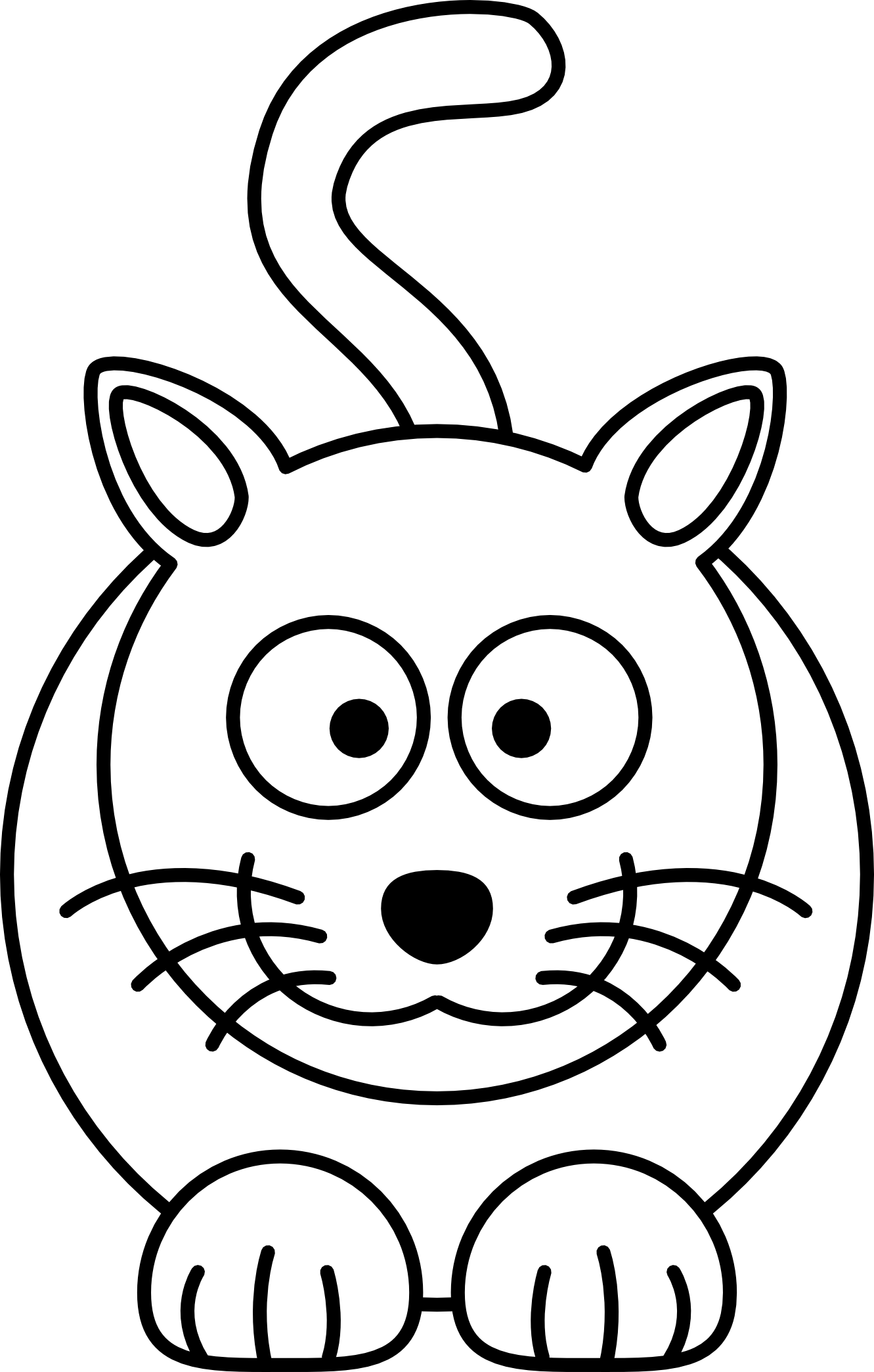 Cute Cat coloring page