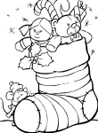 Christmas Stocking coloring page