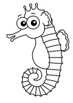 Sea Horse coloring page