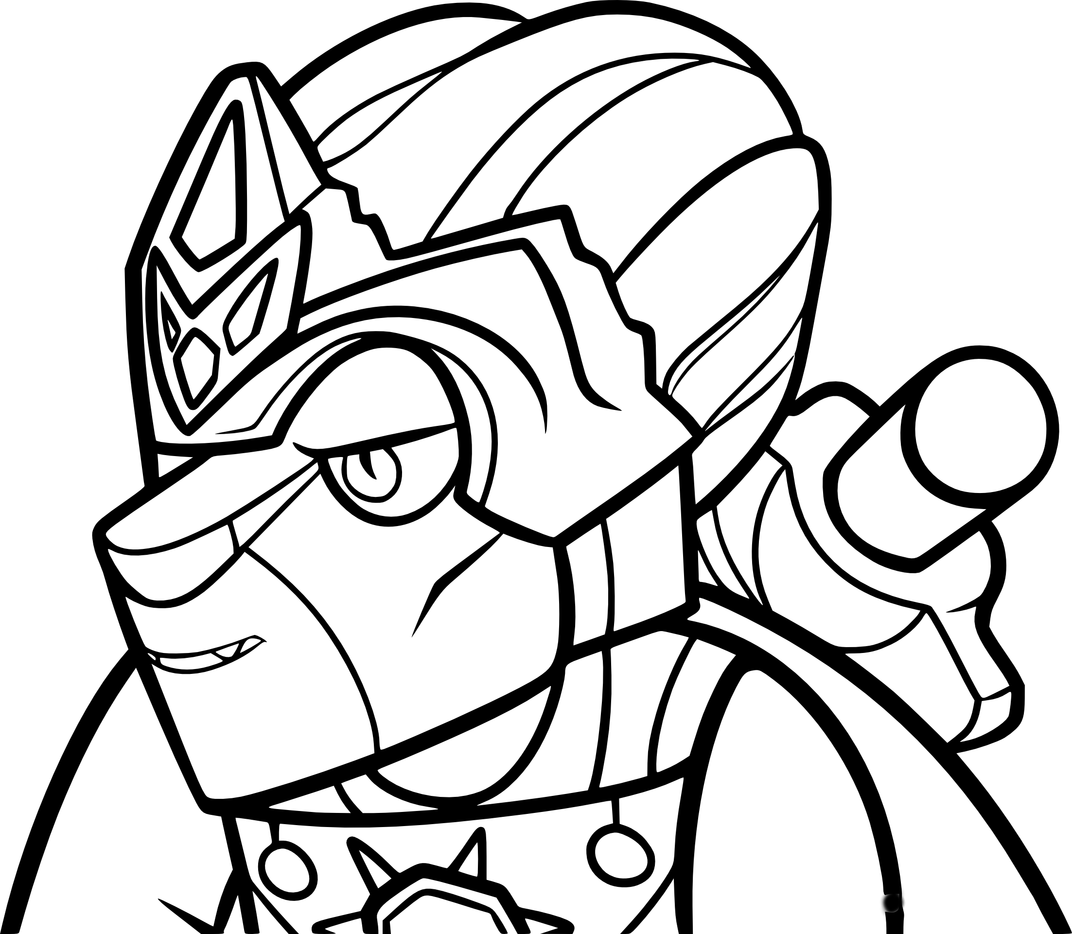 Coloriage Chima lion