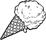 Ice Cream Cone coloring page