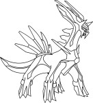 Dialga Pokemon coloring page