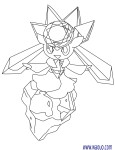 Coloriage Diancie