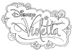 Coloriage Disney Violetta