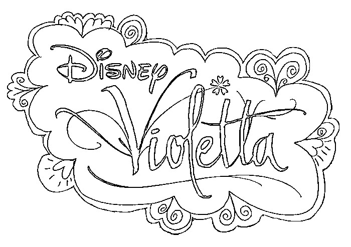 Disegno di Violetta Disney da colorare 2