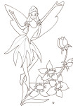 Fairy Flower coloring page