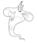 Aladdin Genius coloring page