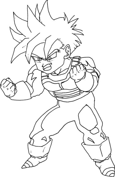 Coloriage gohan dbz