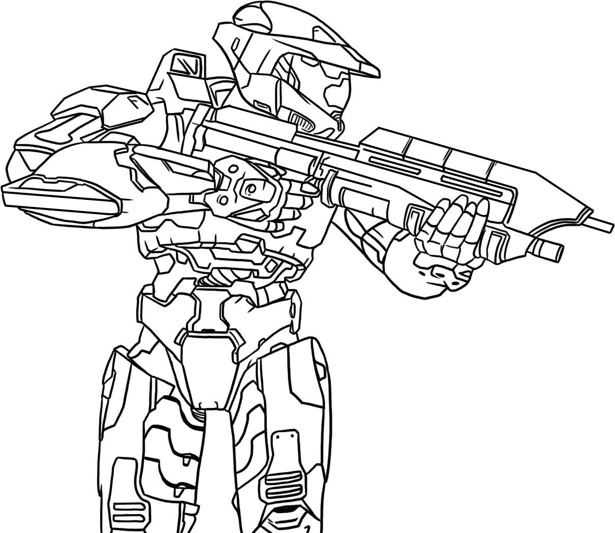 Halo Video Games coloring page