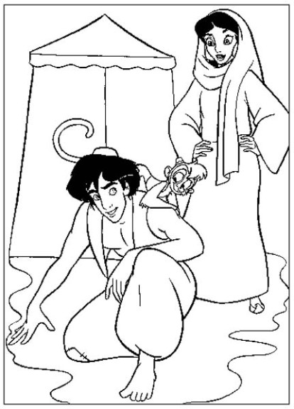 Jasmine Beggar coloring page