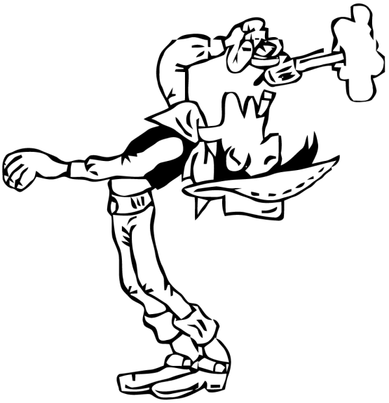 Lucky Luke coloring page