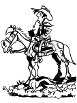 Lucky Luke And Jolly Jumper coloring page