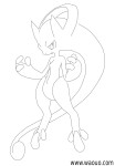 Disegno di Mega Mewtwo Y Pokemon da colorare