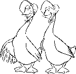 Aristochats Geese coloring page