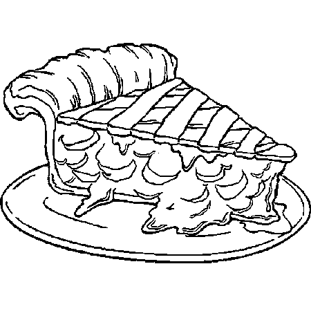 Piece Of Kings Cake coloring page