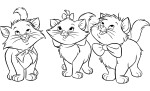 Little Aristocats coloring page