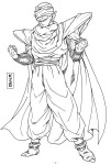 Small Heart Dragon Ball Z coloring page