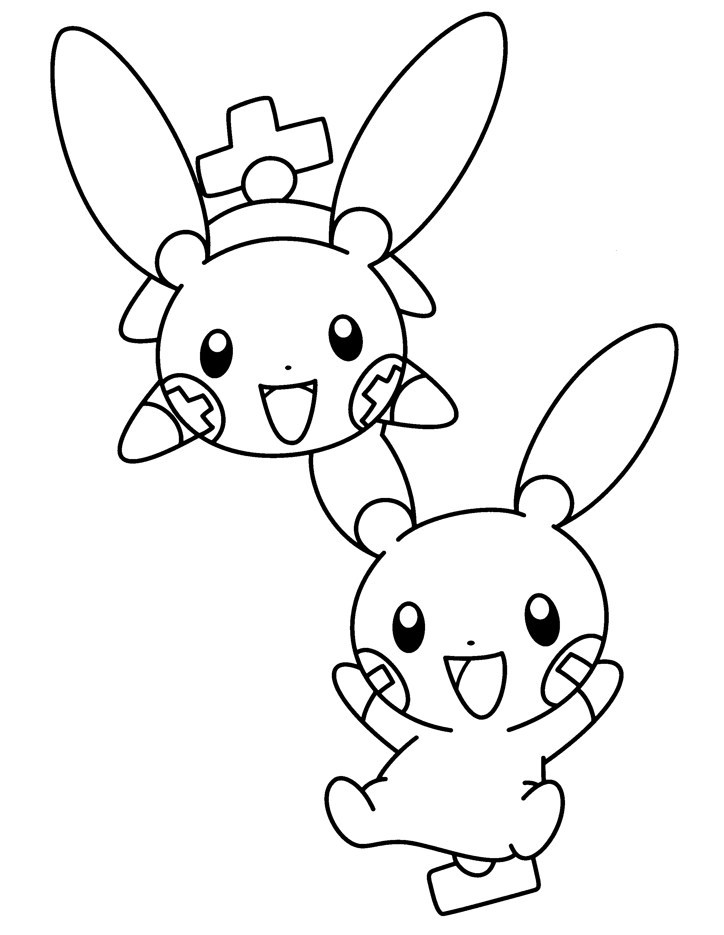 Coloriage Pokemon noir et blanc 2