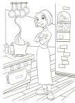 Ratatouille Colette coloring page